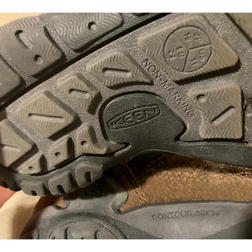 KEEN Hiking Winter Boots Youth 11 Brown Keen-Warm -4° Non Skid Contour Arch - Picture 4 of 11